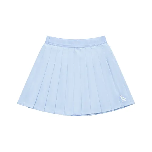 MLB Preppy Style Collection Los Angeles Dodgers SS24 Повседневные короткие юбки Женские Синий