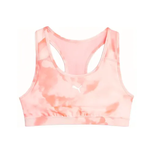 PUMA Brassière DE Бег 4KEEPS Femme Спортивное белье Женские Коралловый Ледяной