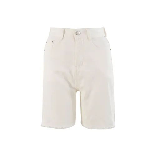 CLOUD SEASON Белые Женские Джинсовые Шорты