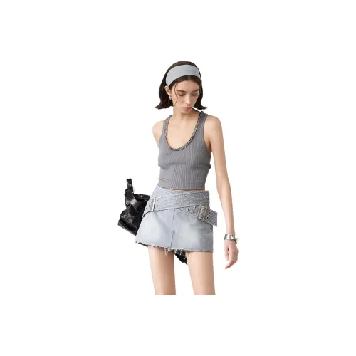 JORYAweekend Повседневные шорты Женские Дымчатый фиолетовый