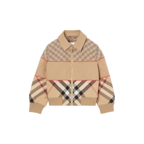 Burberry Kids Куртки Верблюжий