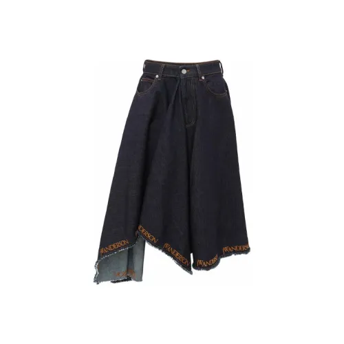 JW Anderson Синие Женские Джинсовые Короткие Юбки