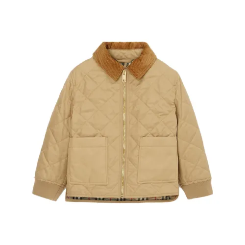 Burberry Бежевые Kids Куртки