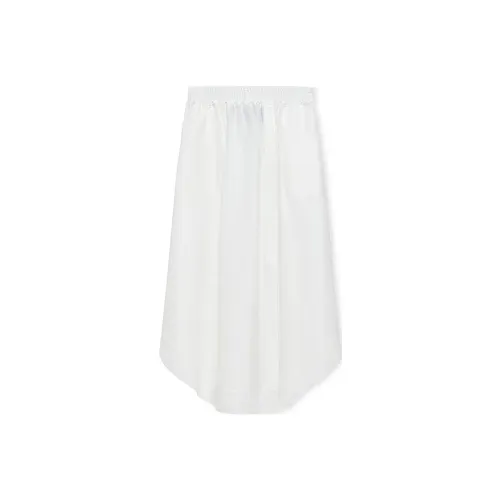 LOEWE Белая Женская Повседневная Длинная Юбка