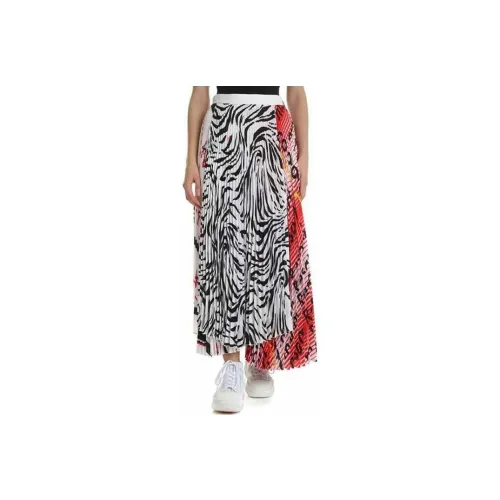 MSGM Многоцветные Женские Повседневные Длинные Юбки