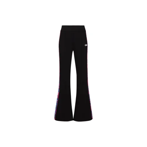 Off Белый SS21 Черный Женские Спортивные Брюки