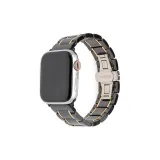 Черный и золотой / Пять бусин / Керамика / Нержавеющая сталь / Ремешок