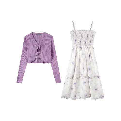 EIDOLON GRAIN Комплект с юбкой Женские Фиолетовый