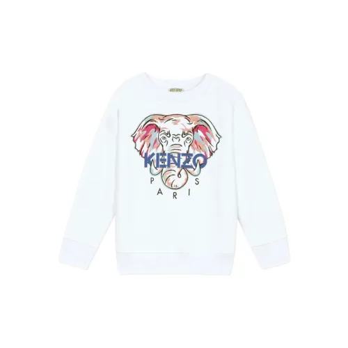 KENZO Белый Kids Свитшоты