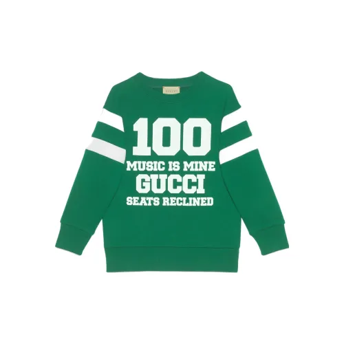 GUCCI Свитшот SS22 Зеленый Детский