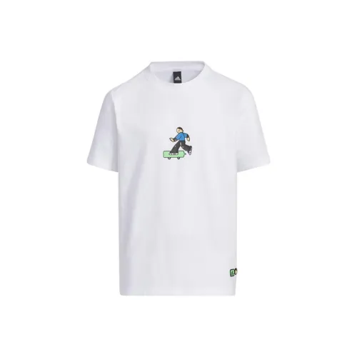 Adidas Белые Детские Футболки