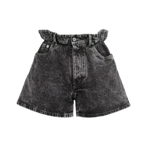 MIU MIU Черные Женские Джинсовые Шорты