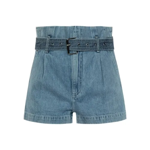 EVISU Джинсовые синие женские джинсовые шорты