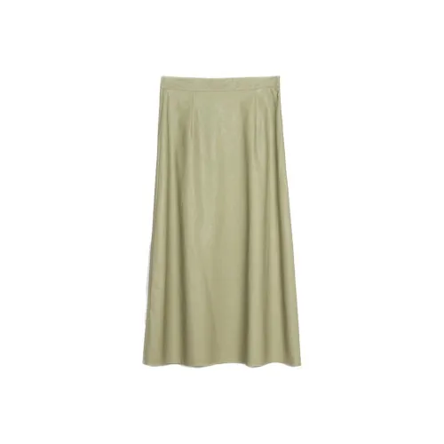 День рождения Зеленый Женские Повседневные Длинные Юбки
