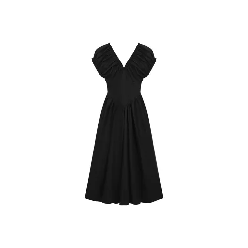 PAIN OR PLEASURE Без рукавов Платье Женское Черное