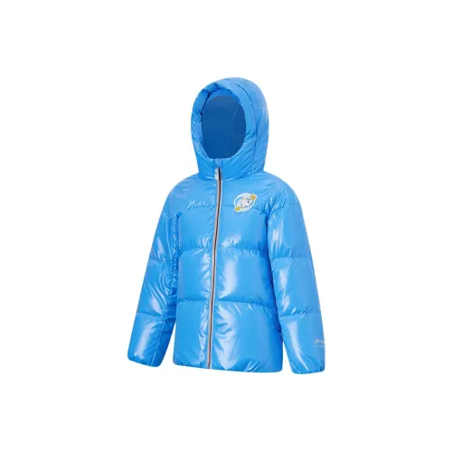 LINING YOUNG Пуховик Sports Life Collection Светлый Кобальтовый Синий Детский