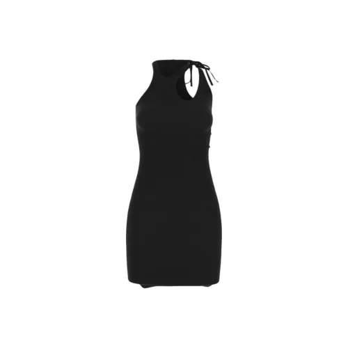 Adamo Без рукавов Платье Женское Черное