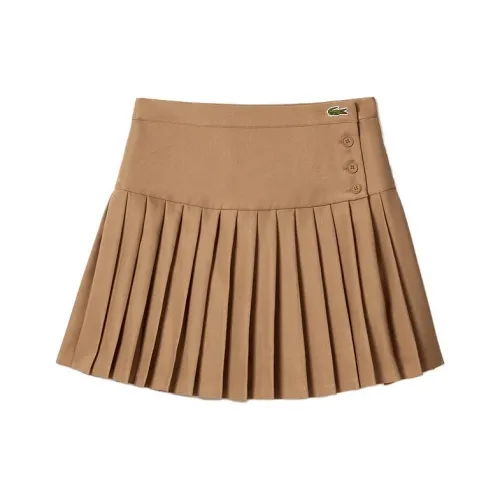 LACOSTE Хаки Женские Повседневные Короткие Юбки