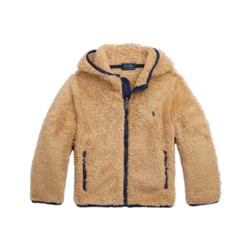 Polo Ralph Lauren Куртки Пальто P Layer 2 Плюшевый флис Куртка CAMEL Детский
