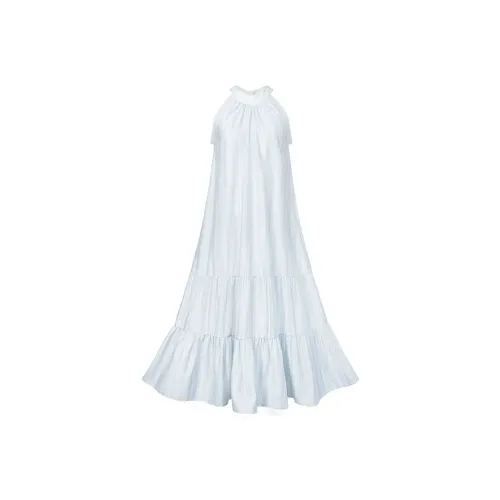 AURORA MUSE Без рукавов Платье Женское Зеленый Фиолетовый