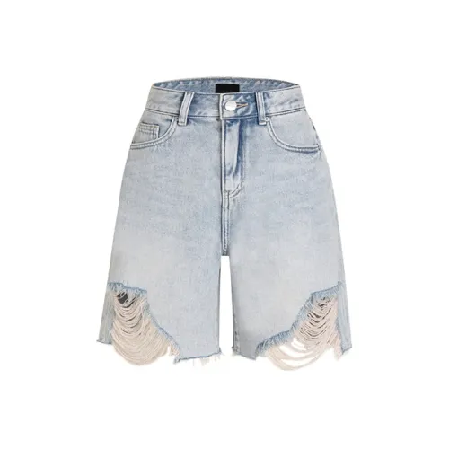 LIUREGALI Светло-синие Женские Джинсовые Шорты