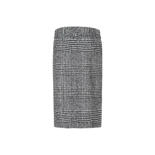 TF FW23 Повседневный Длинный Юбка Женские Черный