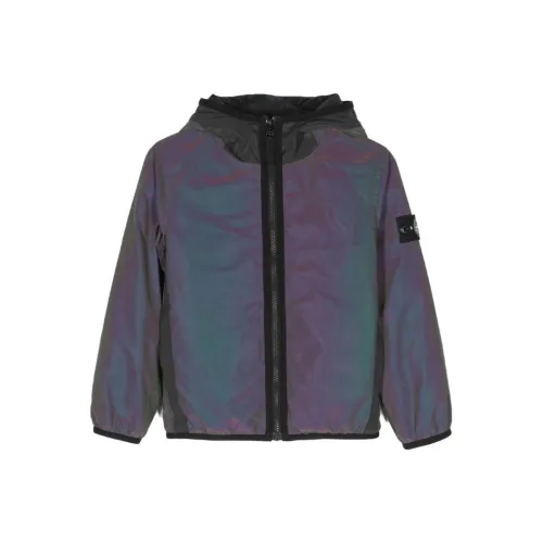 STONE ISLAND Куртки и пальто фиолетовые детские