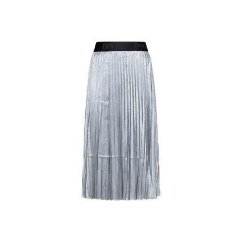 DKNY Синие Женские Повседневные Длинные Юбки