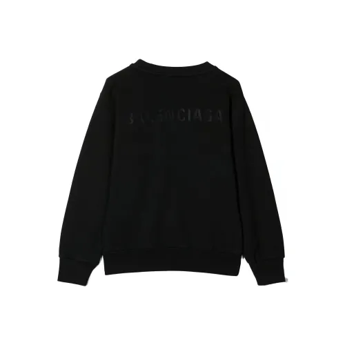 BALENCIAGA Черный Kids Свитшоты