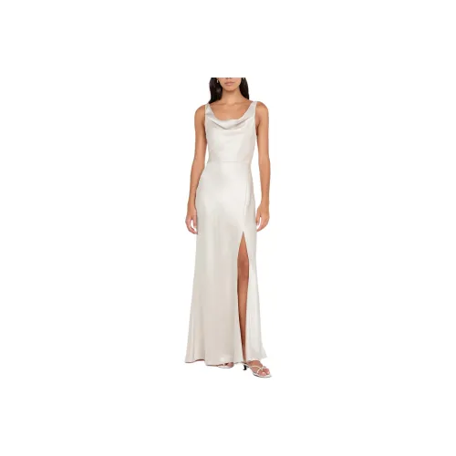 BEC+BRIDGE AUSTEN COWL Шея Макси Платье Slip Платье Женское Песочный Песочный