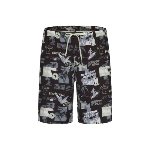 DECATHLON OLAIAN Пляжные шорты Мужские Черные