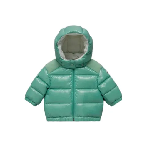 Moncler Down Jacket Baby Mint Green