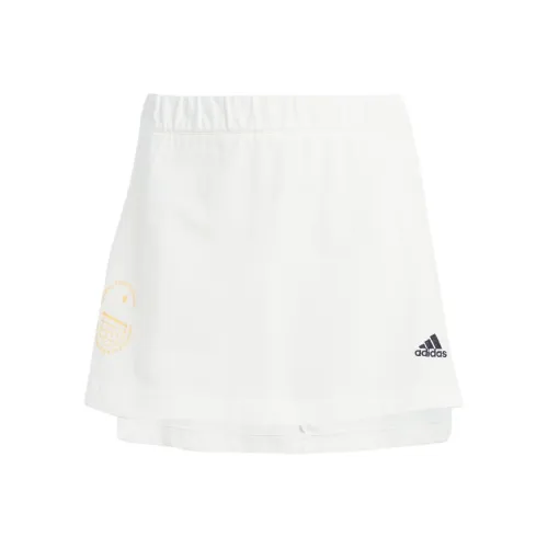 Adidas Sportswear Resort Graphic Шорты-юбка Повседневные короткие юбки Женские Белые