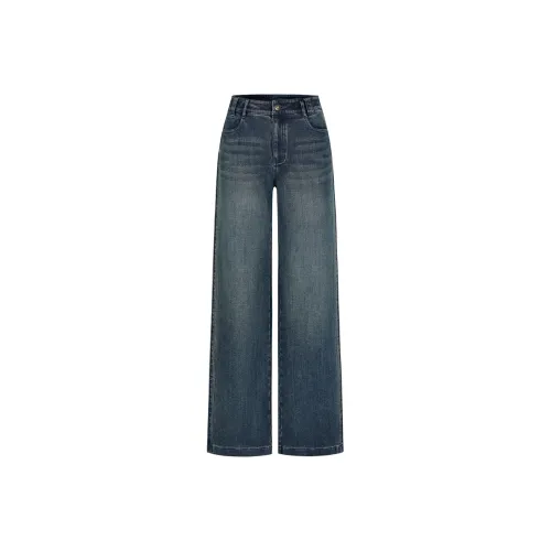 JZ. ANNAKRO Джинсы Женские Темно-синий