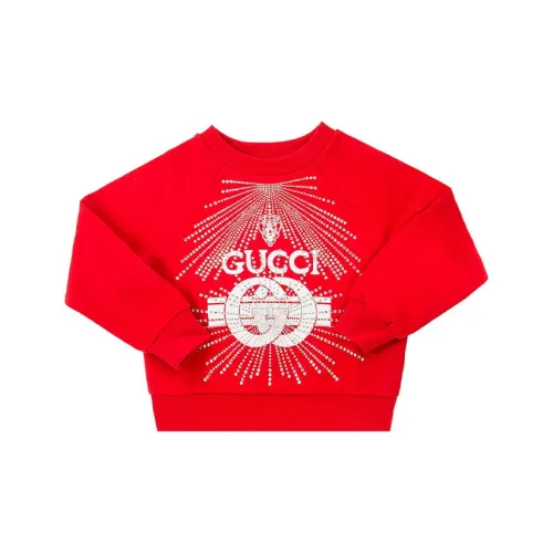 Gucci красный Kids Свитшоты