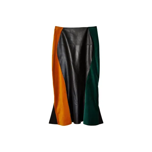 MARNI Повседневный Длинный Юбка Женские Черный