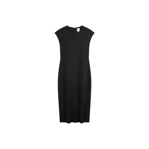 Calvin Klein SS25 UB1 Космический черный Женские Платья без рукавов