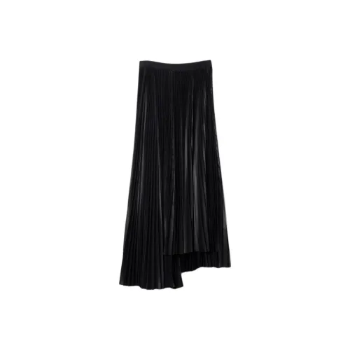 08 SIRCUS SS24 Повседневный Длинный Юбка Женские Черный