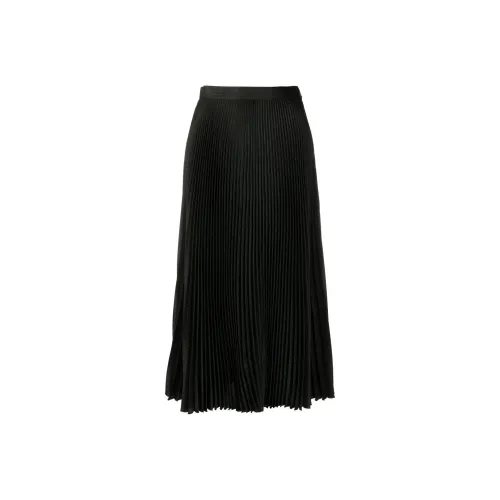 PRADA SS22 Повседневный Длинный Юбка Женские Черный