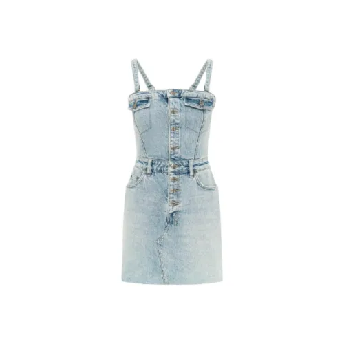 Ksubi Slip Платье Женское Светло-Синий