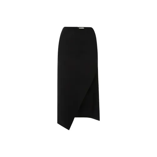 Alexander McQueen Черные Женские Повседневные Длинные Юбки