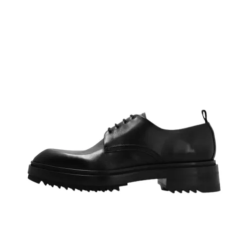 Lanvin Повседневные кожаные туфли Low Top Черные Мужские