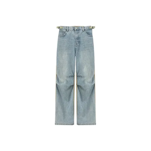 NO ONE ELSE Джинсовый синий Женские джинсы