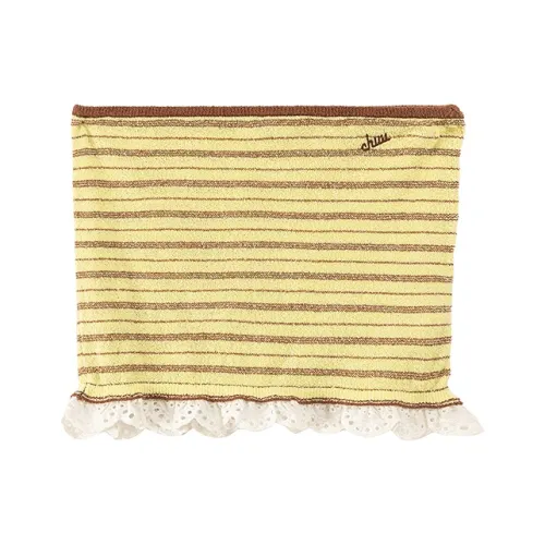 CHUU Желтые Полосы Женские Топы без бретелек