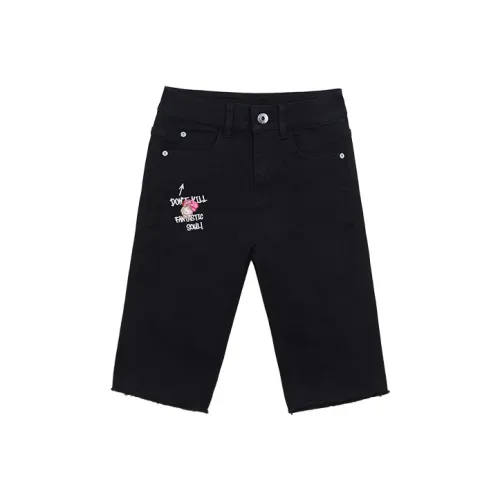 LALABOBO Черный деним Женские джинсовые шорты