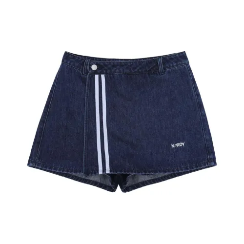 Nerdy Темно-синие Женские Джинсовые Шорты