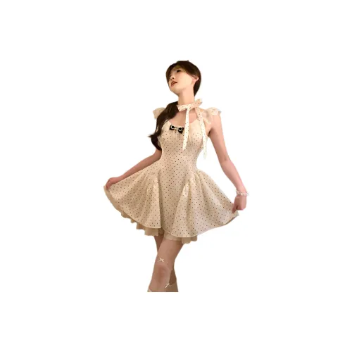 Flowers In Water Slip Платье Женские Hibiscus Moon