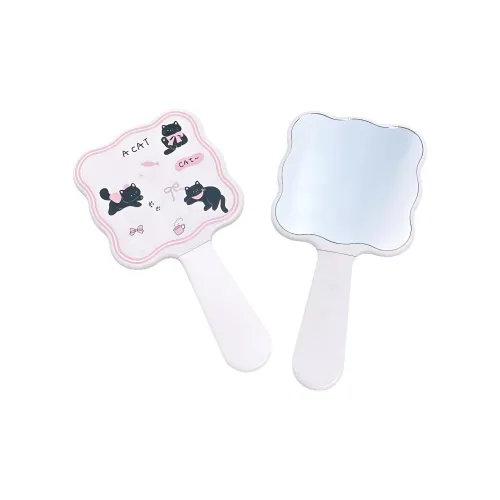 Love Of Wormwood Kitten Hand Зеркало с Гребнем и Бантом Makeup Mirror для Touch Up и Девичий Украшение