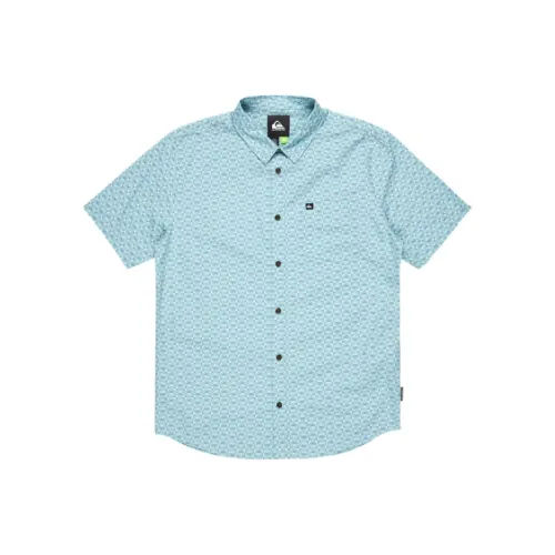 Quiksilver Apero Organic Классическая рубашка мужская синяя