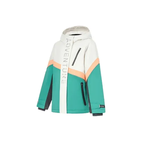LINING YOUNG На открытом воздухе Хлопковый пуховик На открытом воздухе Хлопковый пуховик Milky Белый Закатный оранжевый Бирюзовый Детский